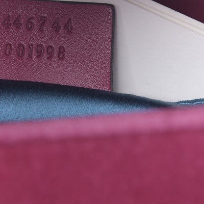 Gucci Velvet Matelasse Mini GG Marmont Shoulder Bag Light Raspberry Rose 7 of 10