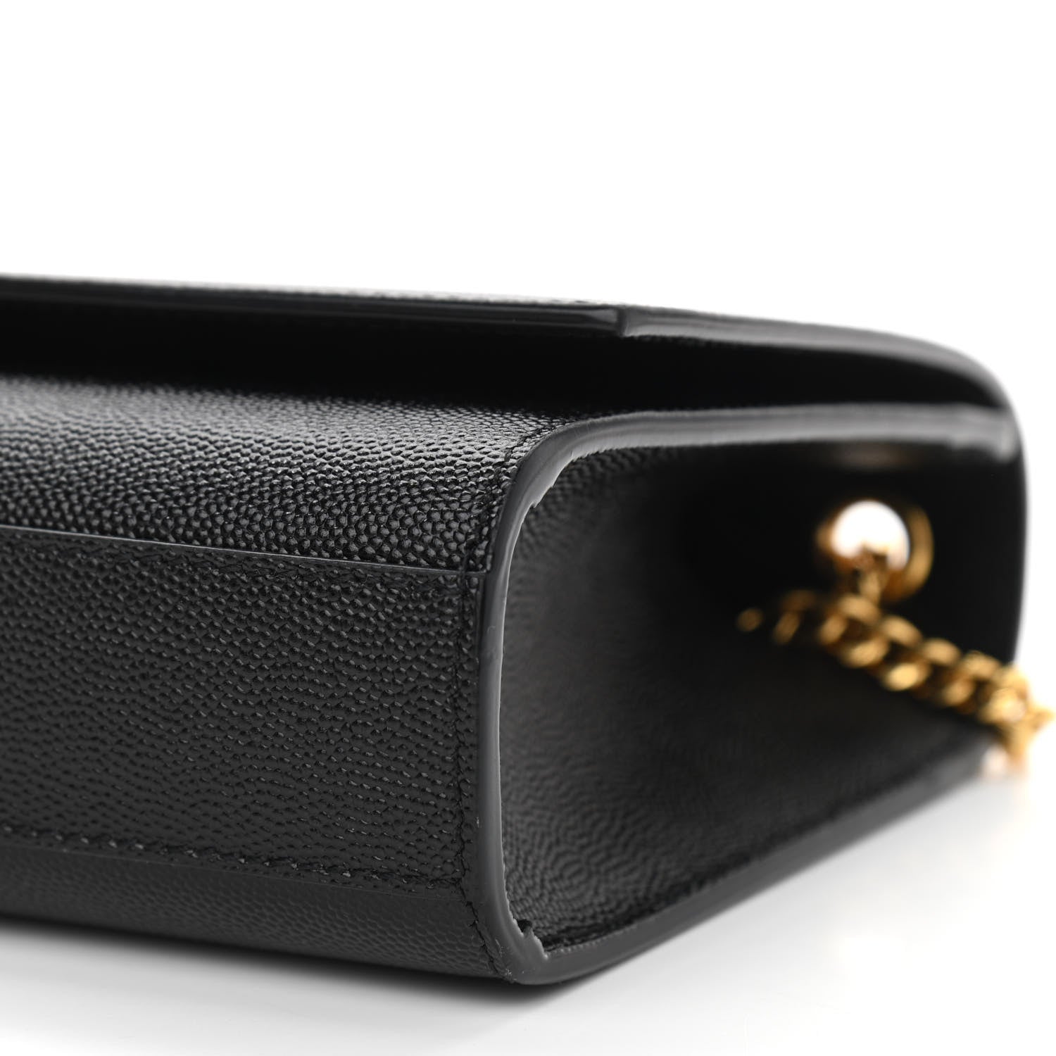 Saint Laurent Grain De Poudre Medium Classic Monogram Kate Satchel Black 9 of 9