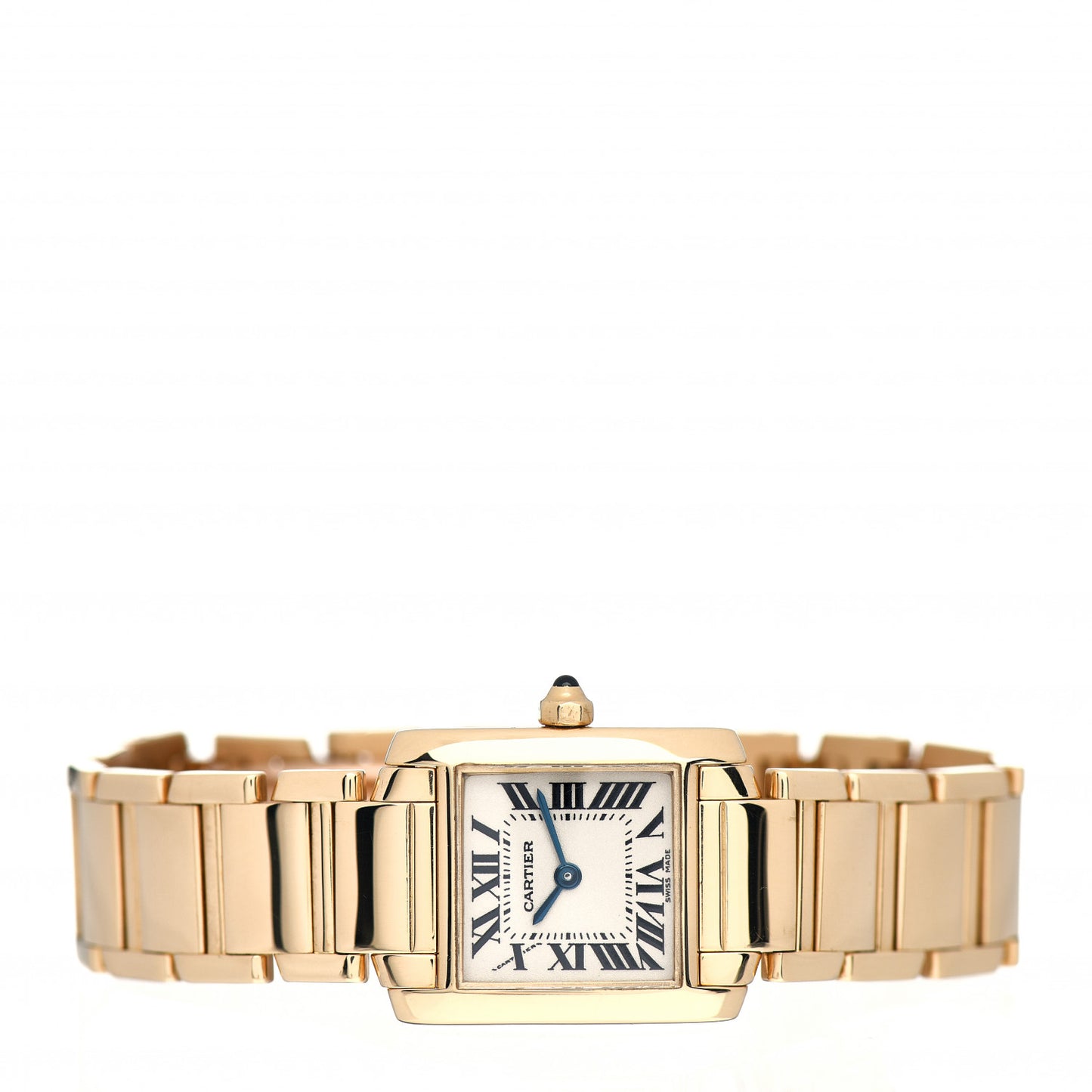 18K Yellow Gold 20mm Tank Francaise Quartz Watch