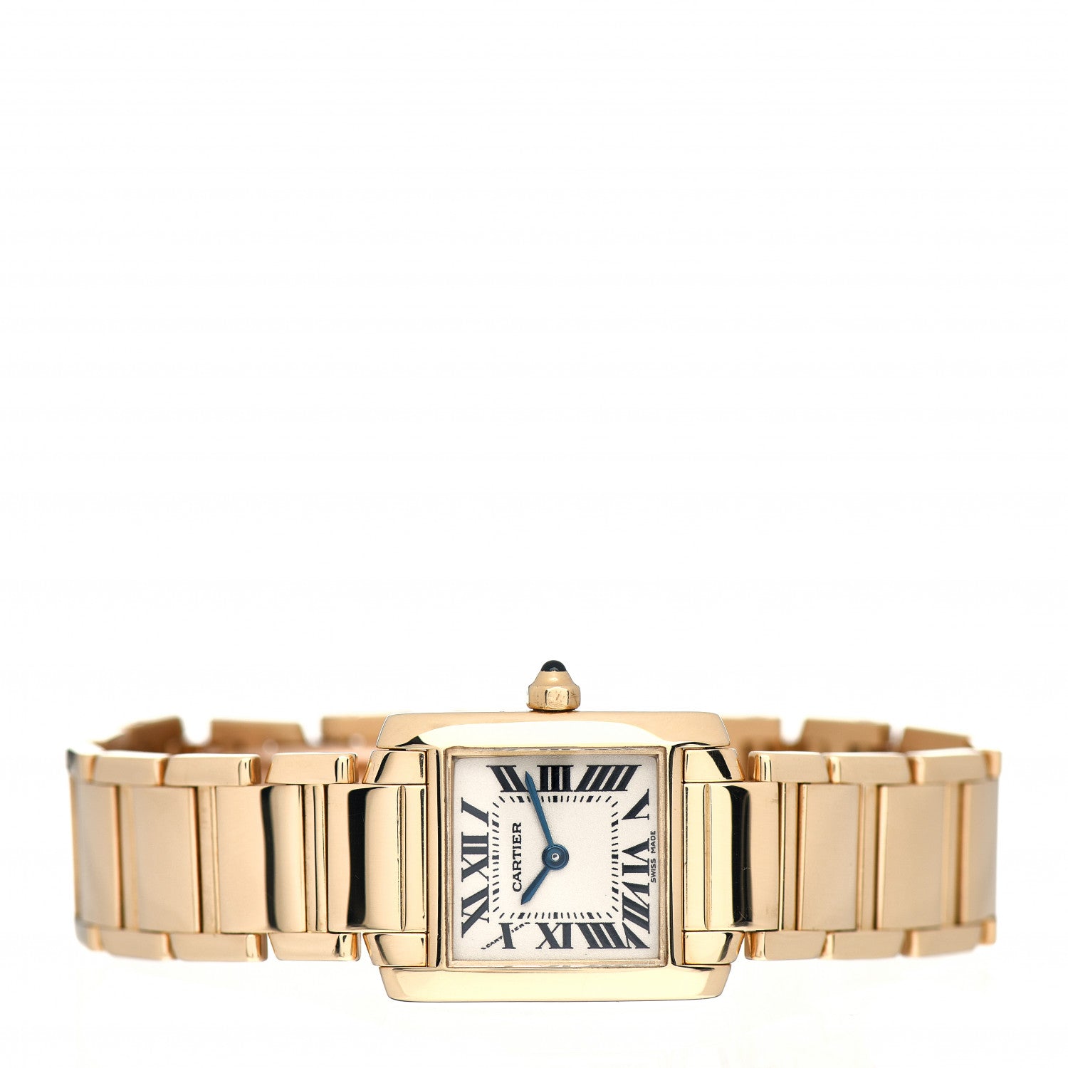 Cartier 18K Yellow Gold 20mm Tank Francaise Quartz Watch 2 of 4