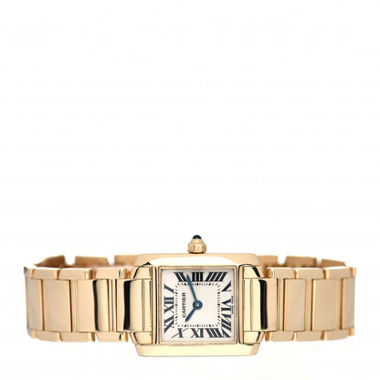 Cartier 18K Yellow Gold 20mm Tank Francaise Quartz Watch 2 of 4