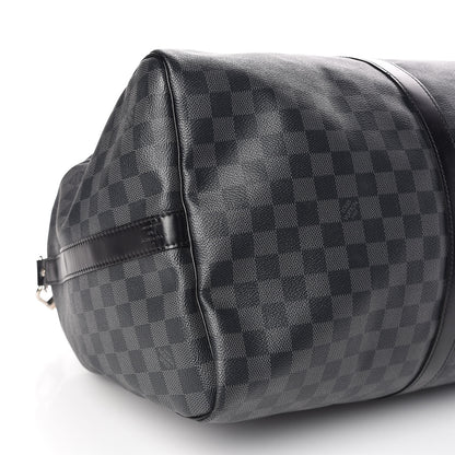 Louis Vuitton Damier Graphite Keepall Bandouliere 55 10 of 12