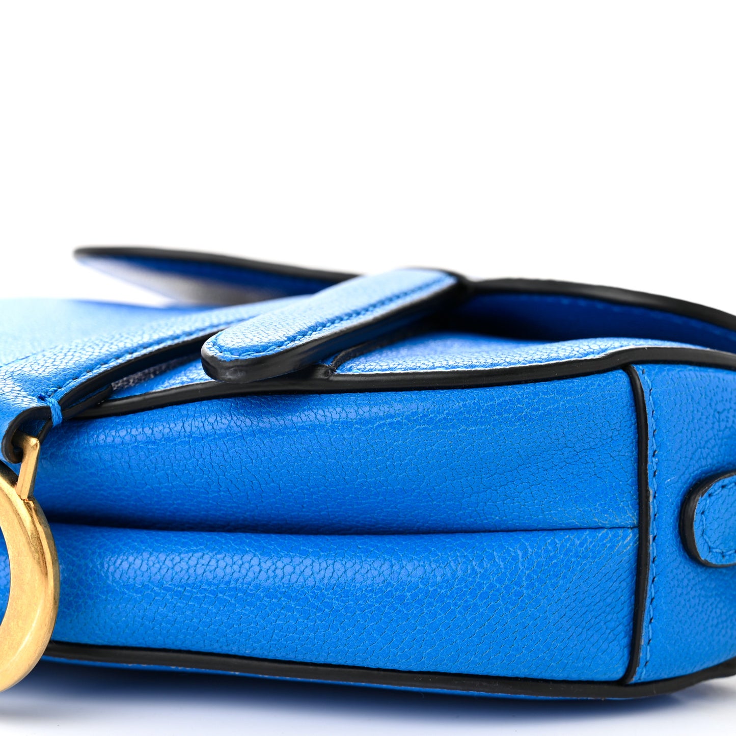 Micro Saddle Bag With Strap Blue