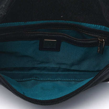 Fendi Corduroy Baguette Black 4 of 9