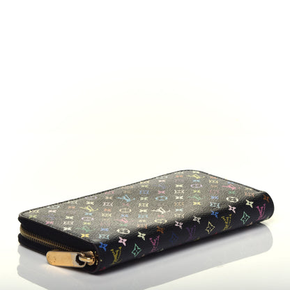 Louis Vuitton Monogram Multicolor Zippy Wallet Black Grenade 4 of 7