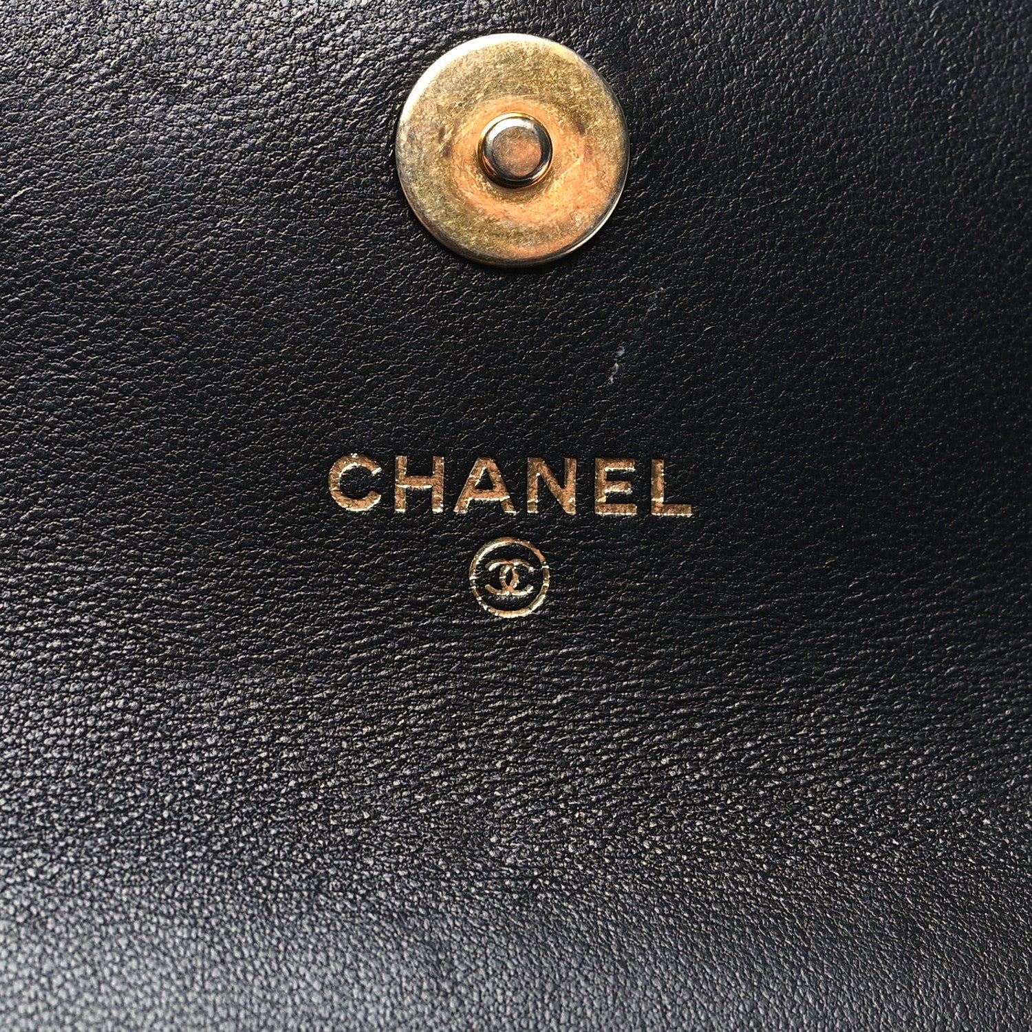 Chanel Lambskin Quilted Chain Top Handle Clutch With Chain Black 6 of 12