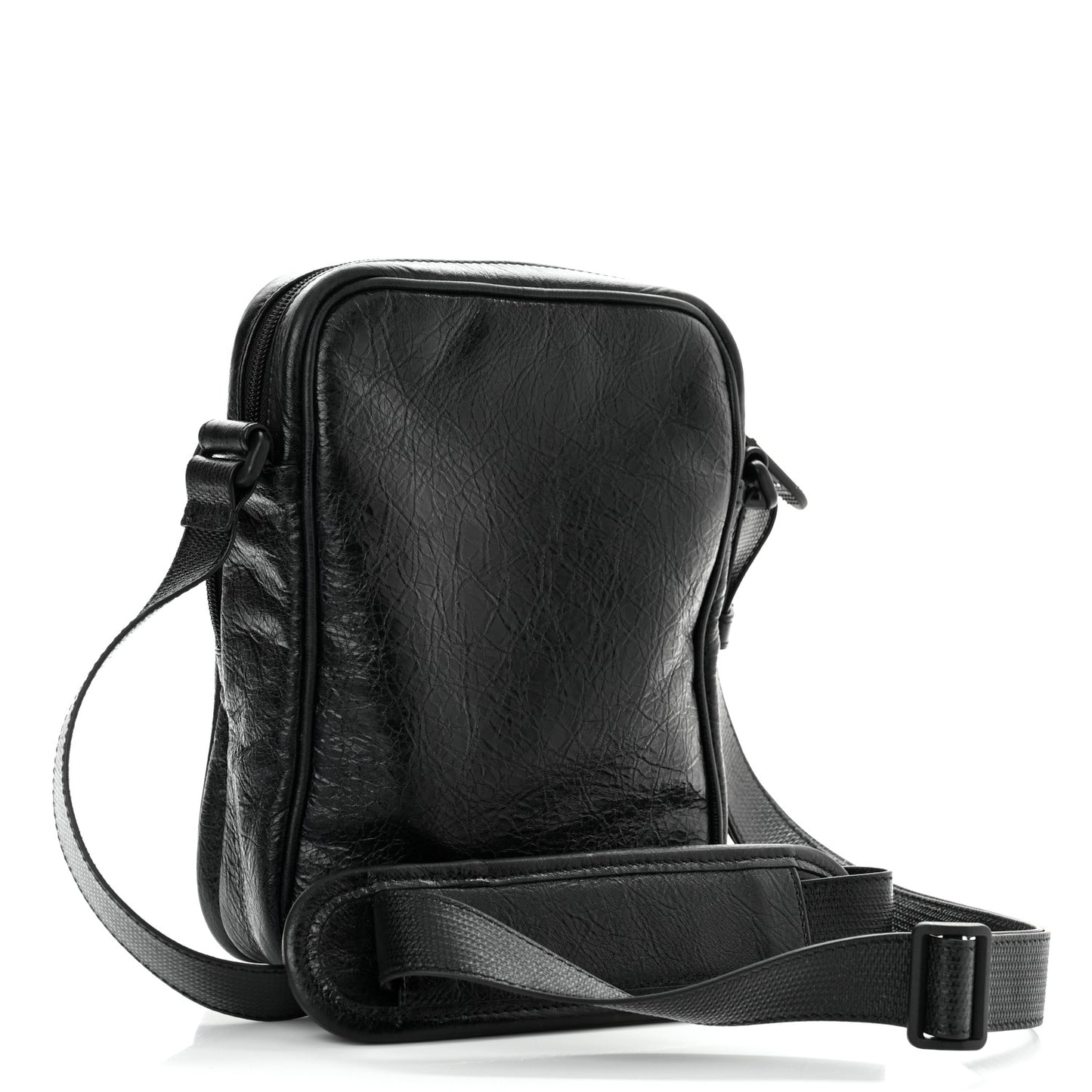 X ADIDAS Agneau Arena Trefoil Logo Messenger Bag Black White
