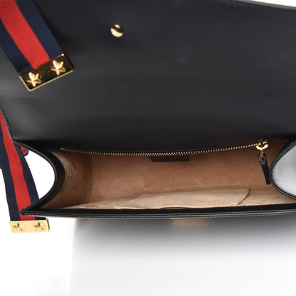 Gucci Calfskin Small Sylvie Shoulder Bag Black 6 of 15