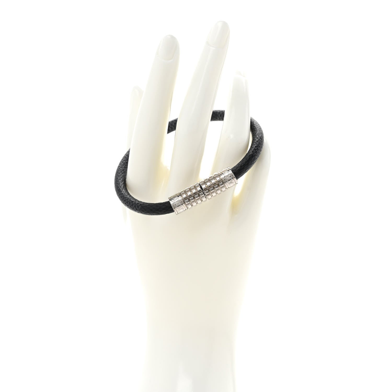 Louis Vuitton Damier Graphite Digit Bracelet 19 3 of 4