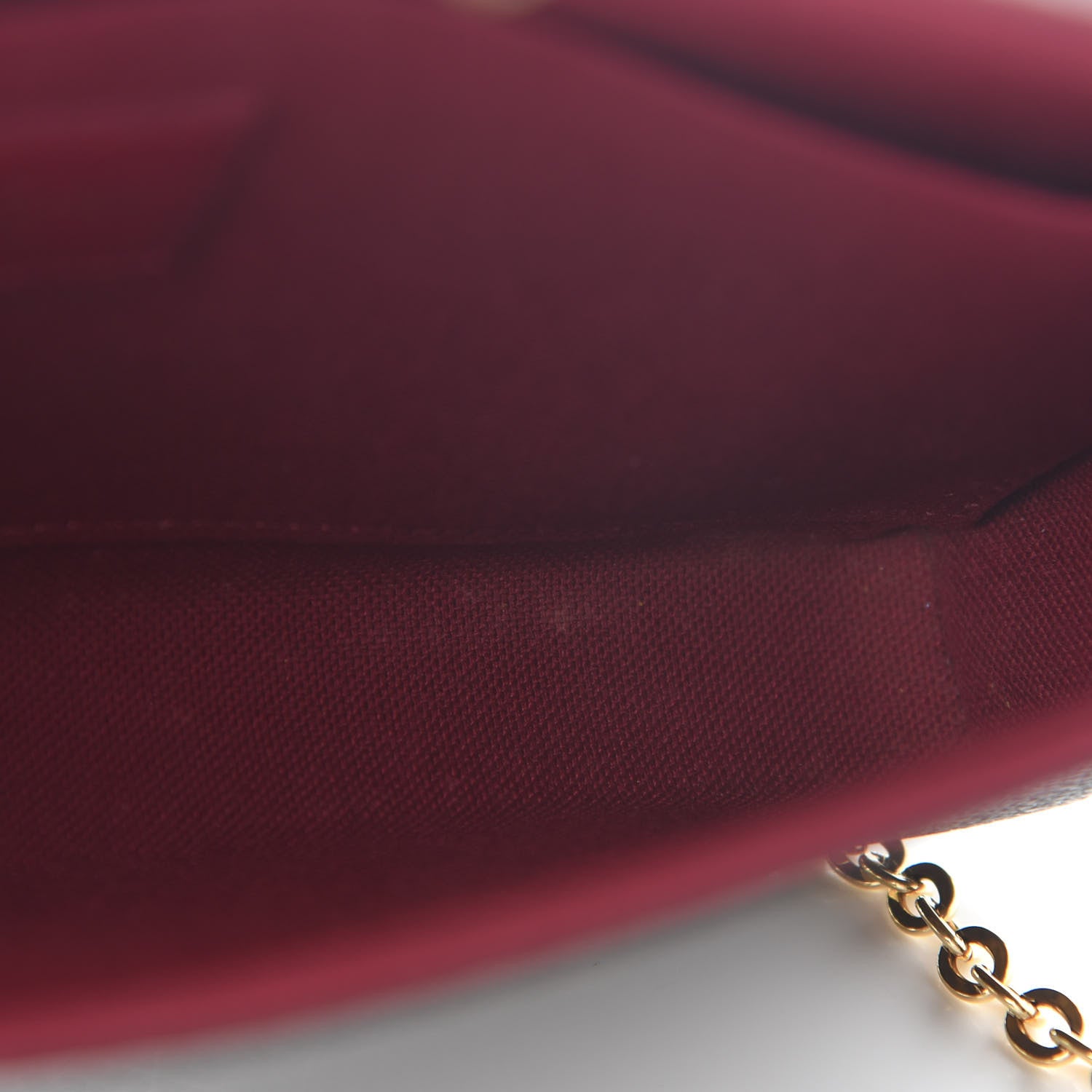 Louis Vuitton Monogram Pochette Felicie Chain Wallet Fuchsia 6 of 11