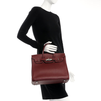 Hermes Fjord HAC Birkin 32 Rouge H 2 of 28