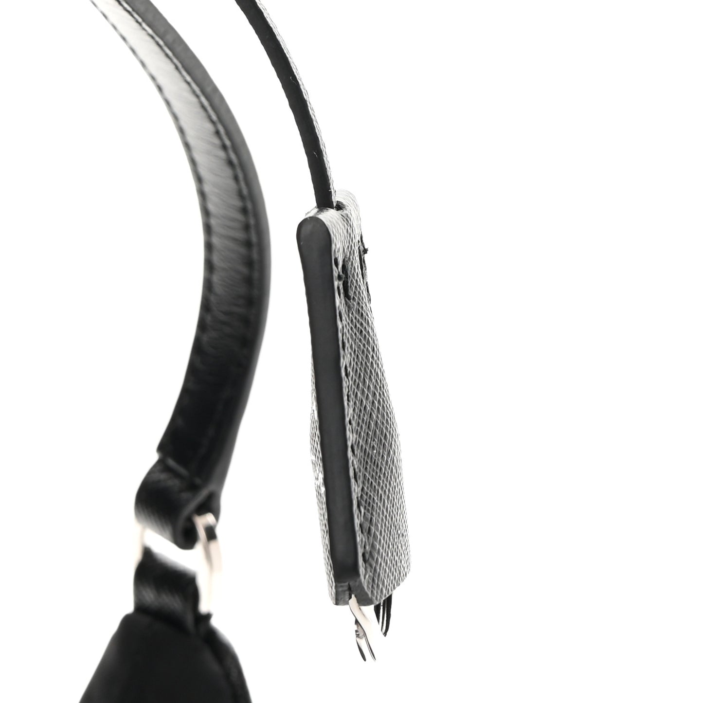 Tessuto Nylon Saffiano Mini Re-Edition 2005 Bag Black