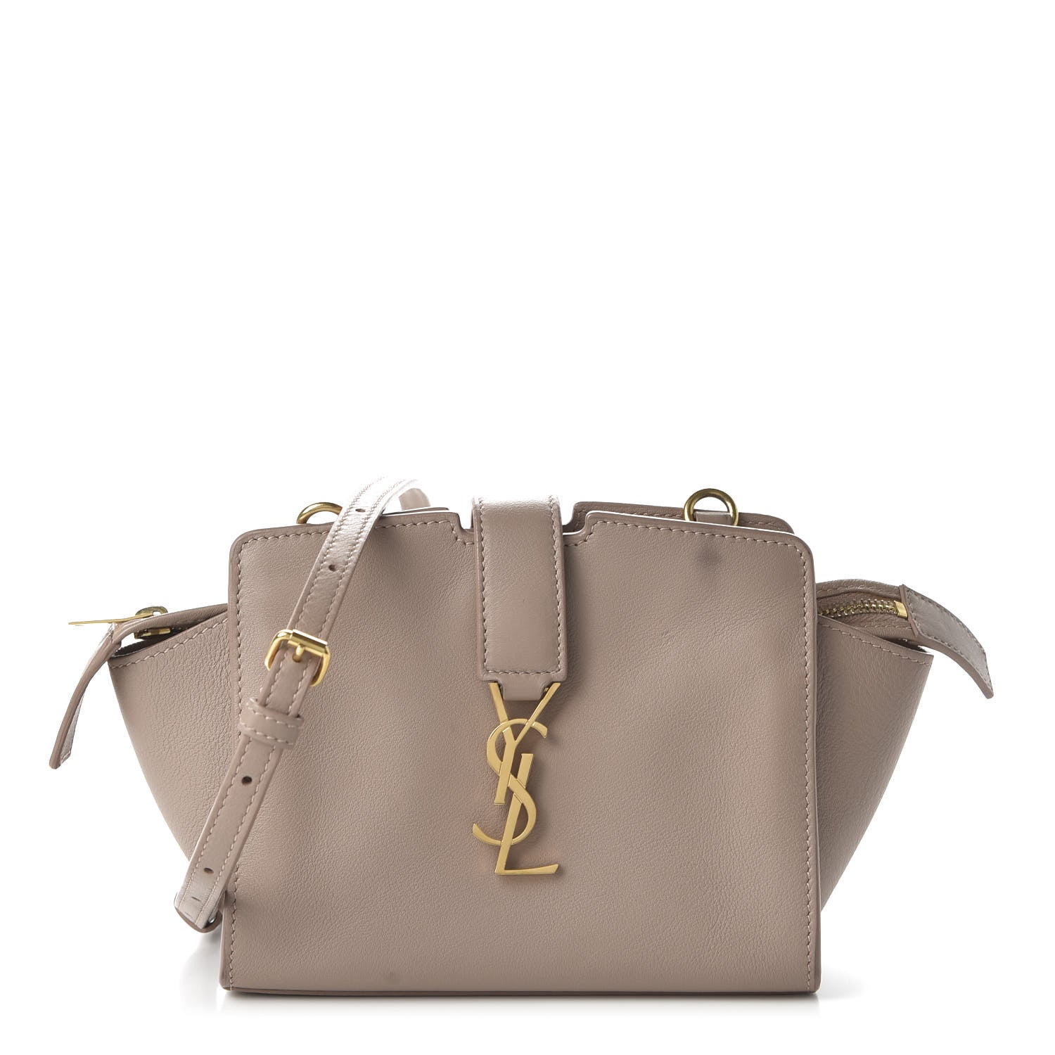 Saint Laurent Calfskin Monogram Toy Cabas Pale Blush 1 of 10