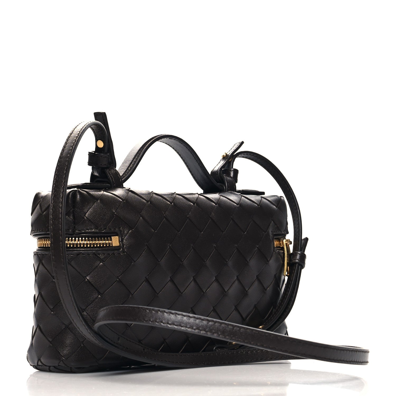 Bottega Veneta Calfskin Intrecciato Bang Bang Vanity Case Fondant 3 of 9