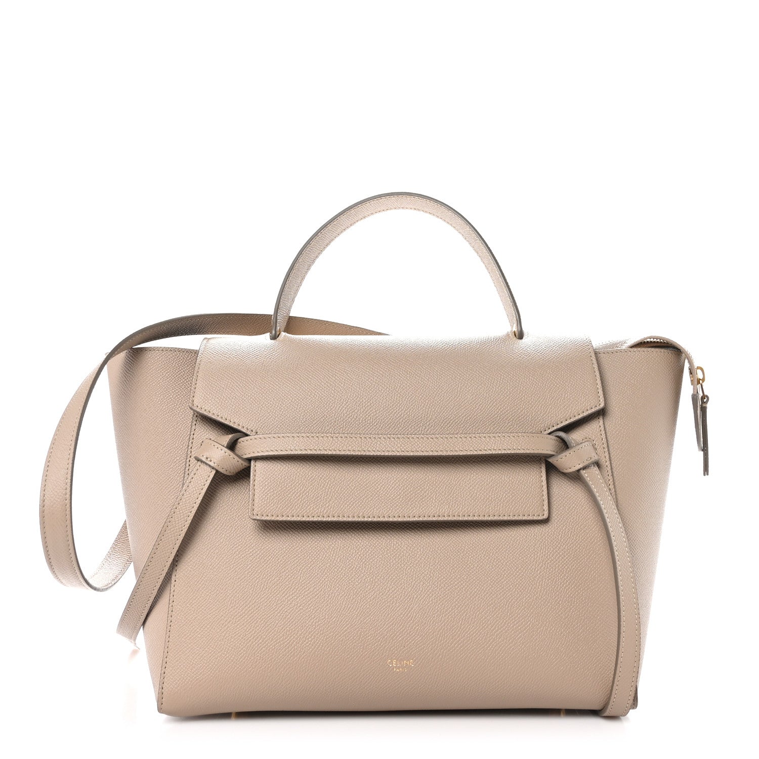 Celine Grained Calfskin Mini Belt Bag Light Taupe 1 of 10