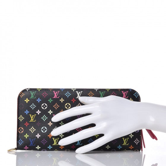 Louis Vuitton Monogram Multicolor Insolite Wallet Black Grenade 2 of 6