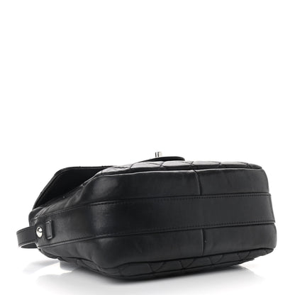 Chanel Lambskin Quilted Messenger Bag Black 3 of 9