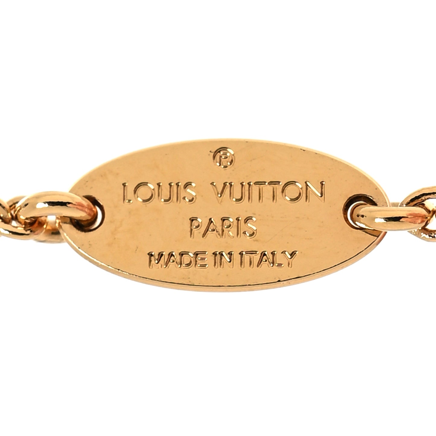 Brass Essential V Necklace Gold