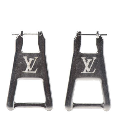 Louis Vuitton Zip Earrings Silver 1 of 3