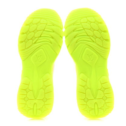 Louis Vuitton Monogram Calfskin Run 55 Sneakers 37 Yellow 5 of 8