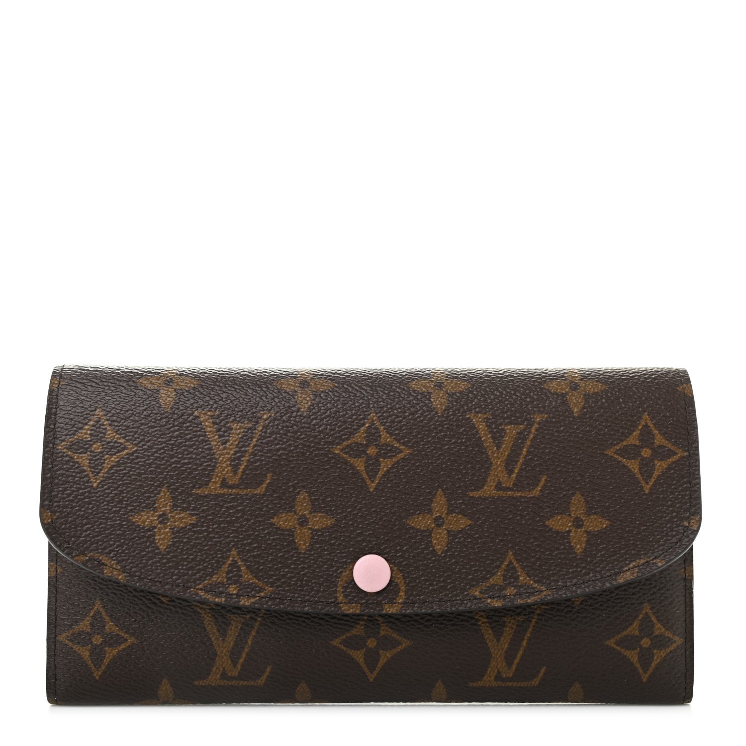 Louis Vuitton Monogram Emilie Wallet Rose Ballerine 1 of 7