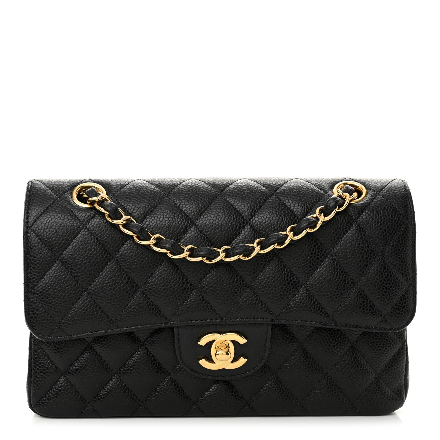 Chanel Caviar Quilted Small Double Flap Black 1 of 11