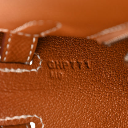 Hermes Epsom Kelly Sellier 25 Gold 7 of 11