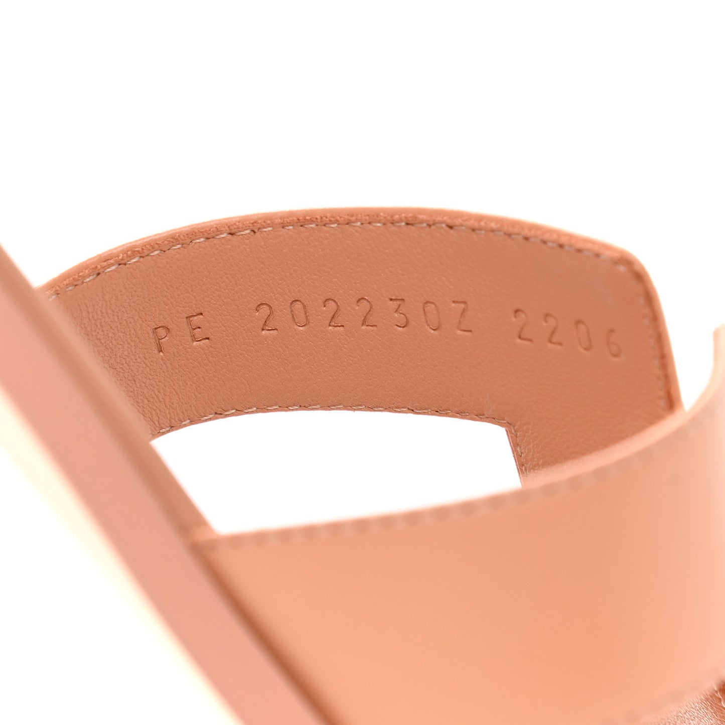 Box Calfskin Oran Sandals 40 Granit Rose