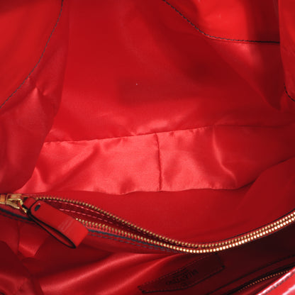 Valentino Garavani Patent Lacca Medium Nuage Hobo Rosso Valentino 8 of 8