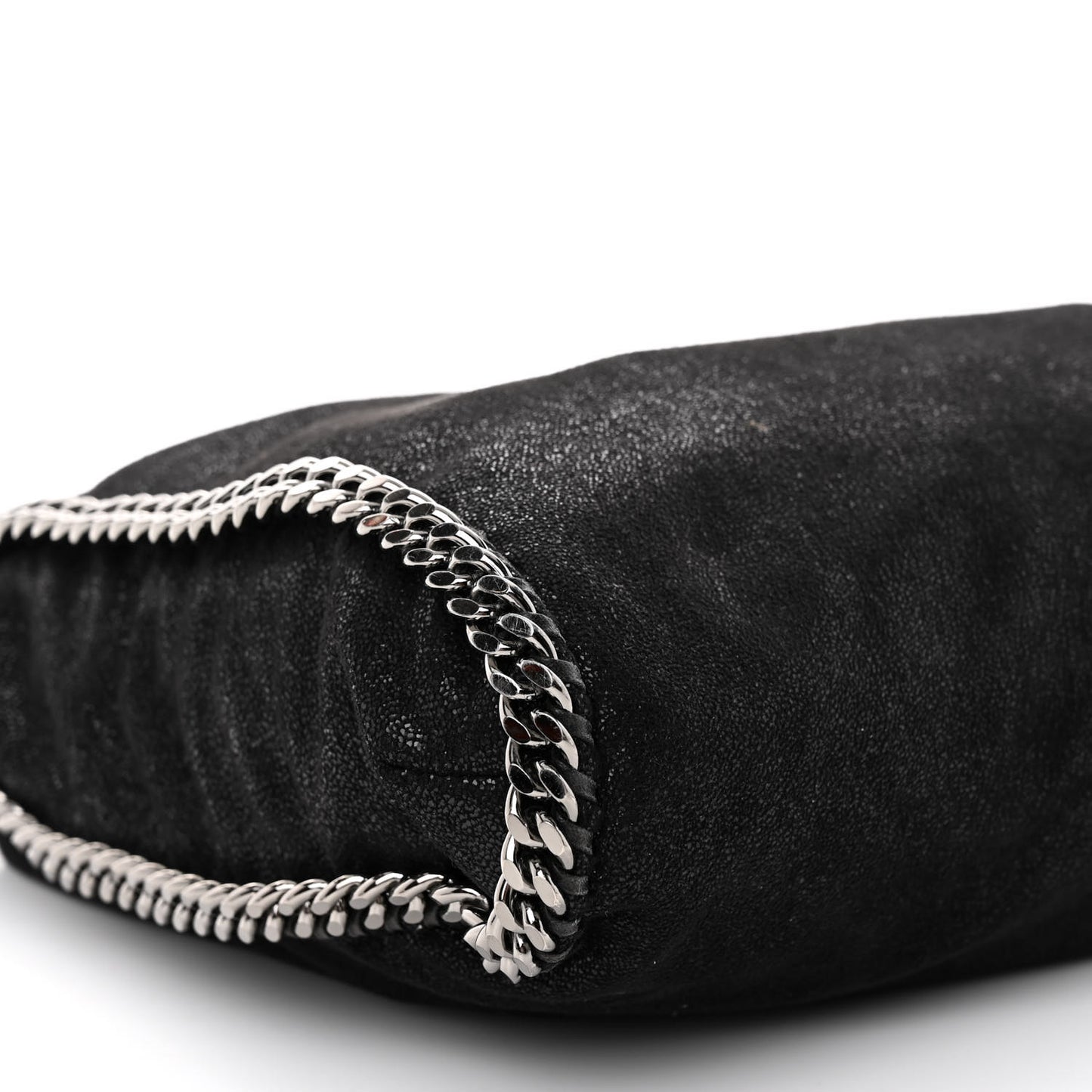 Shaggy Deer Falabella Fold Over Tote Black
