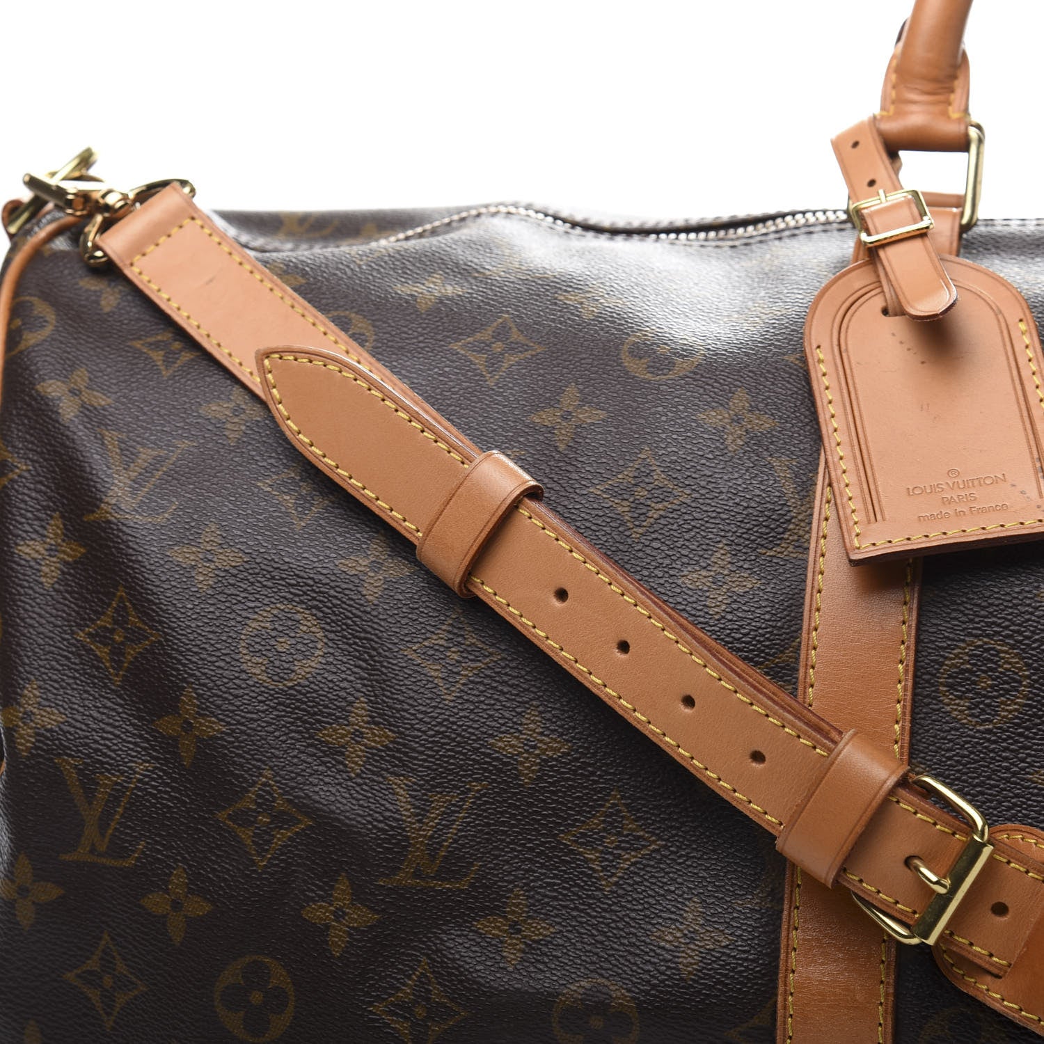 Louis Vuitton Monogram Keepall Bandouliere 55 14 of 16