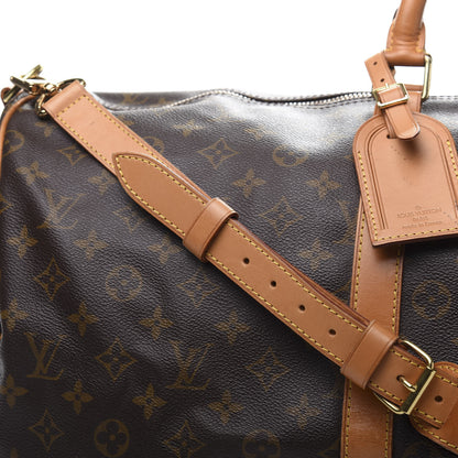 Louis Vuitton Monogram Keepall Bandouliere 55 14 of 16