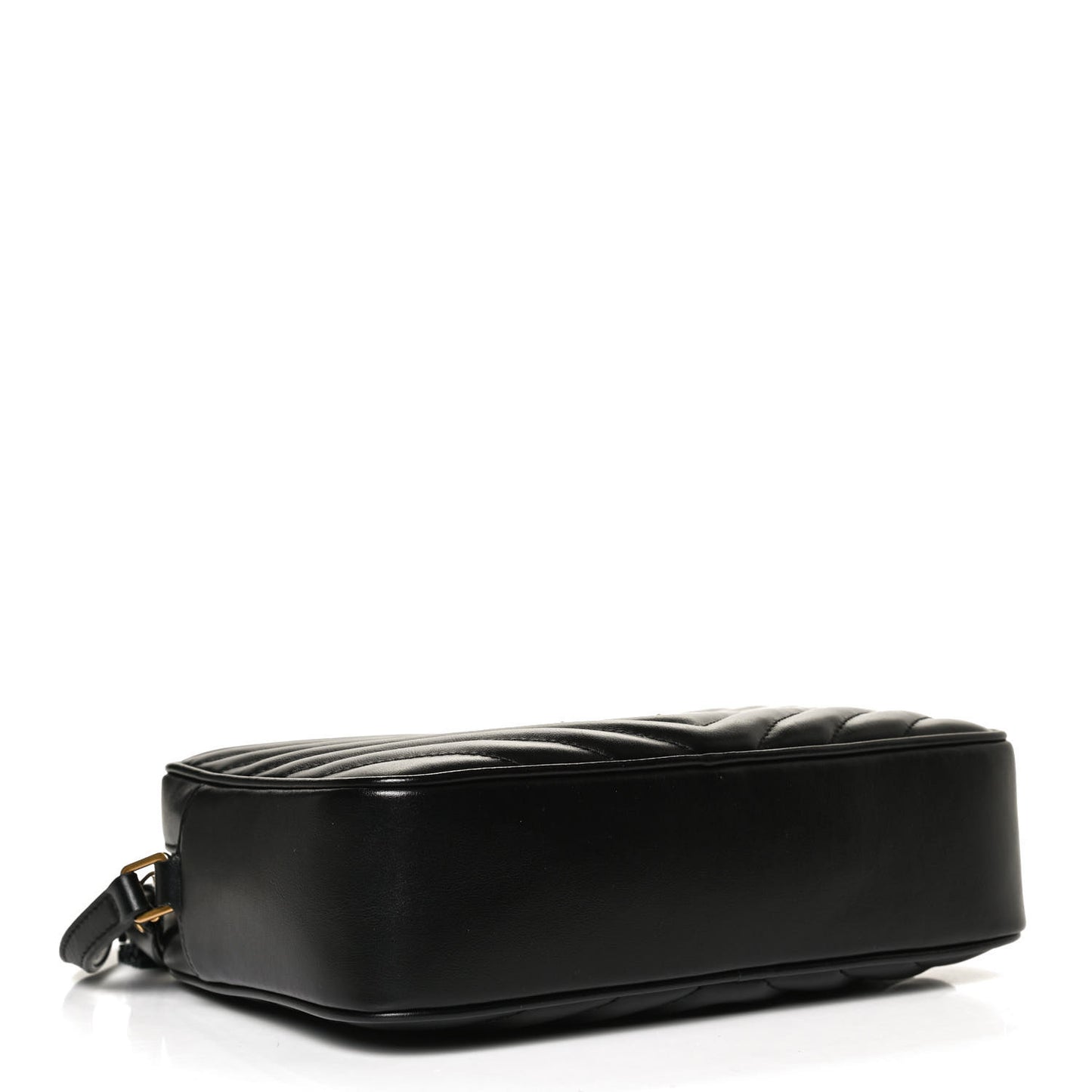 Calfskin Matelasse Monogram Lou Camera Bag Black