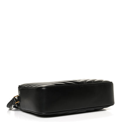 Saint Laurent Calfskin Matelasse Monogram Lou Camera Bag Black 3 of 10