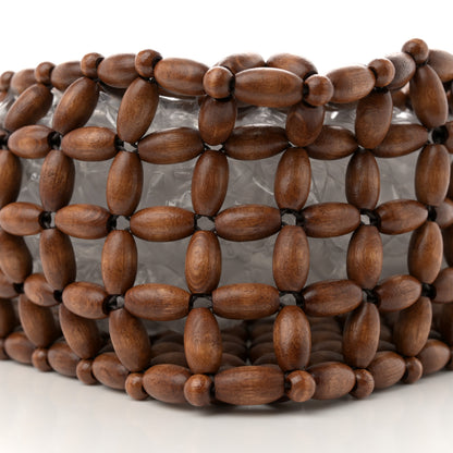 Saint Laurent Wood Bead Large Le 5 A 7 Soft Hobo Light Wood 9 of 10