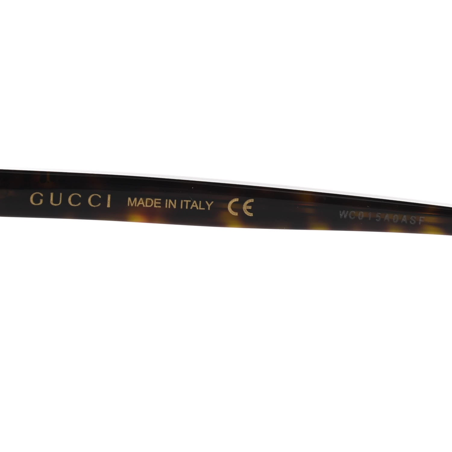 Gucci Acetate Round Frame Crystal Sunglasses GG0729SA Brown 6 of 8