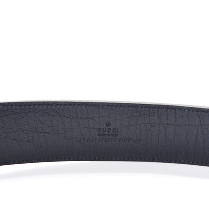 Gucci GG Supreme Monogram Interlocking G Belt 100 40 Navy 3 of 3