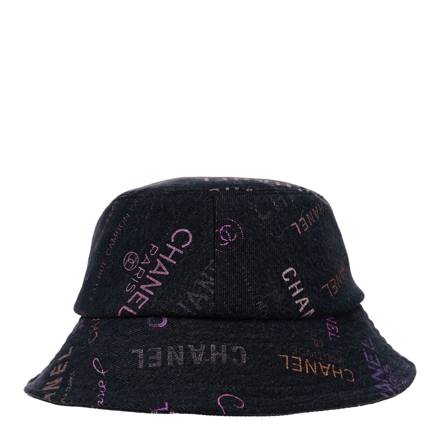 Denim Mood Cloche Bucket Hat M Black