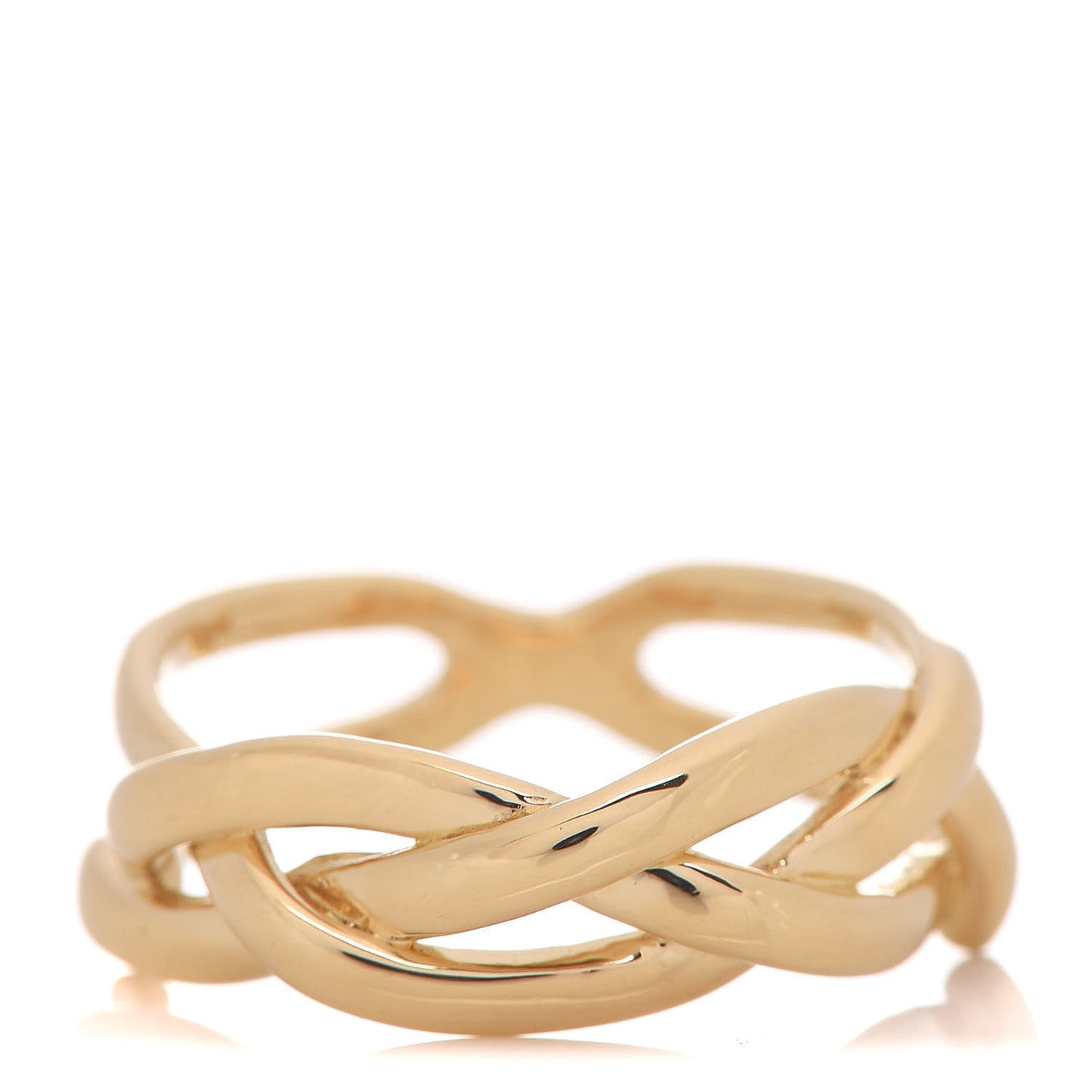 18K Yellow Gold Celtic Knot Ring 48 4.5