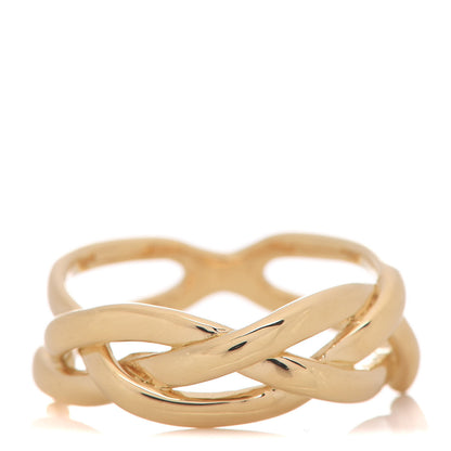 Tiffany 18K Yellow Gold Celtic Knot Ring 48 4.5 1 of 5
