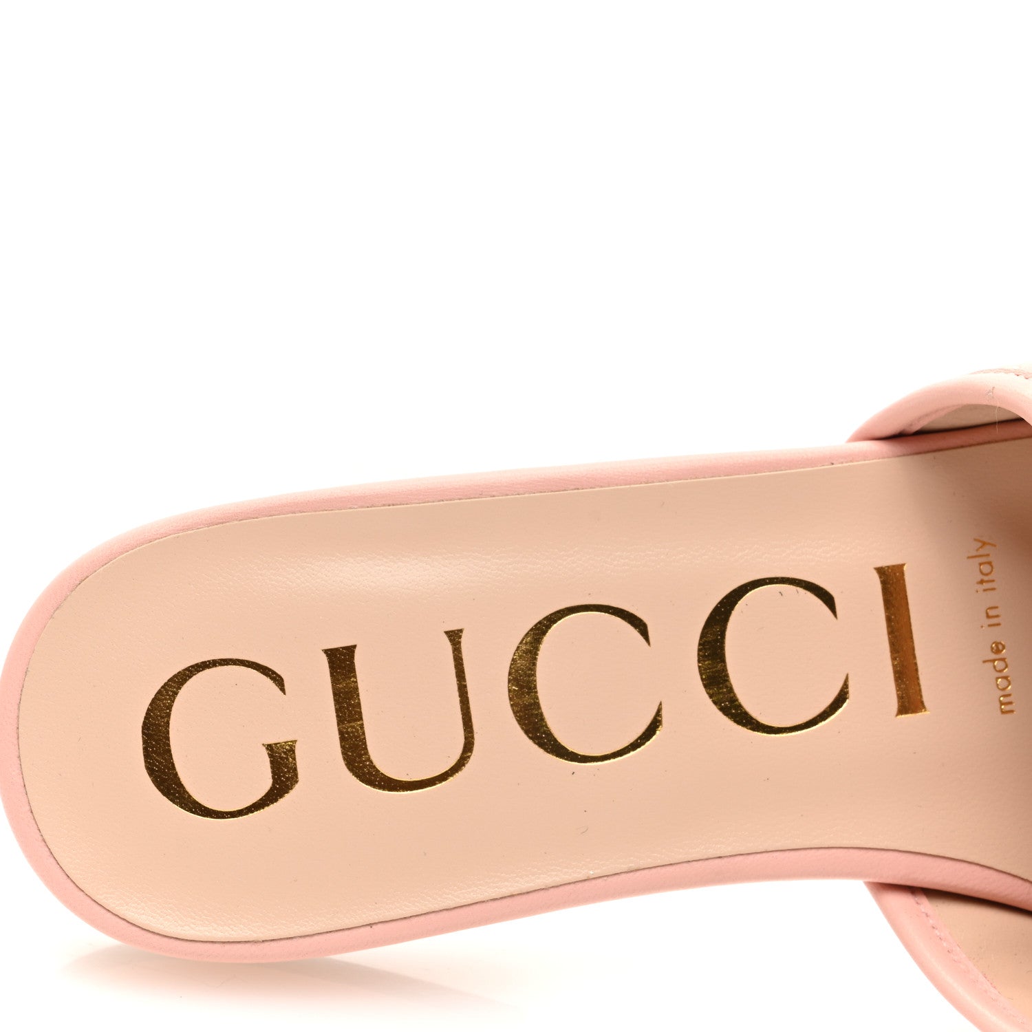 Gucci Nappa GG Matelasse GG Marmont Flat Slide Sandals 38 Perfect Pink 7 of 8