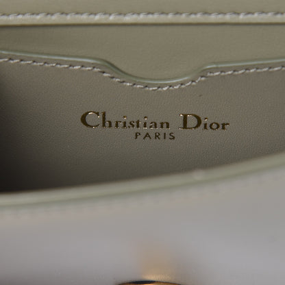 Christian Dior Calfskin Bee Pouch Grey Green 6 of 6