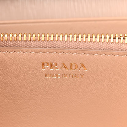 Prada Vitello Move Metal Oro Chain Wallet Cipria 6 of 9