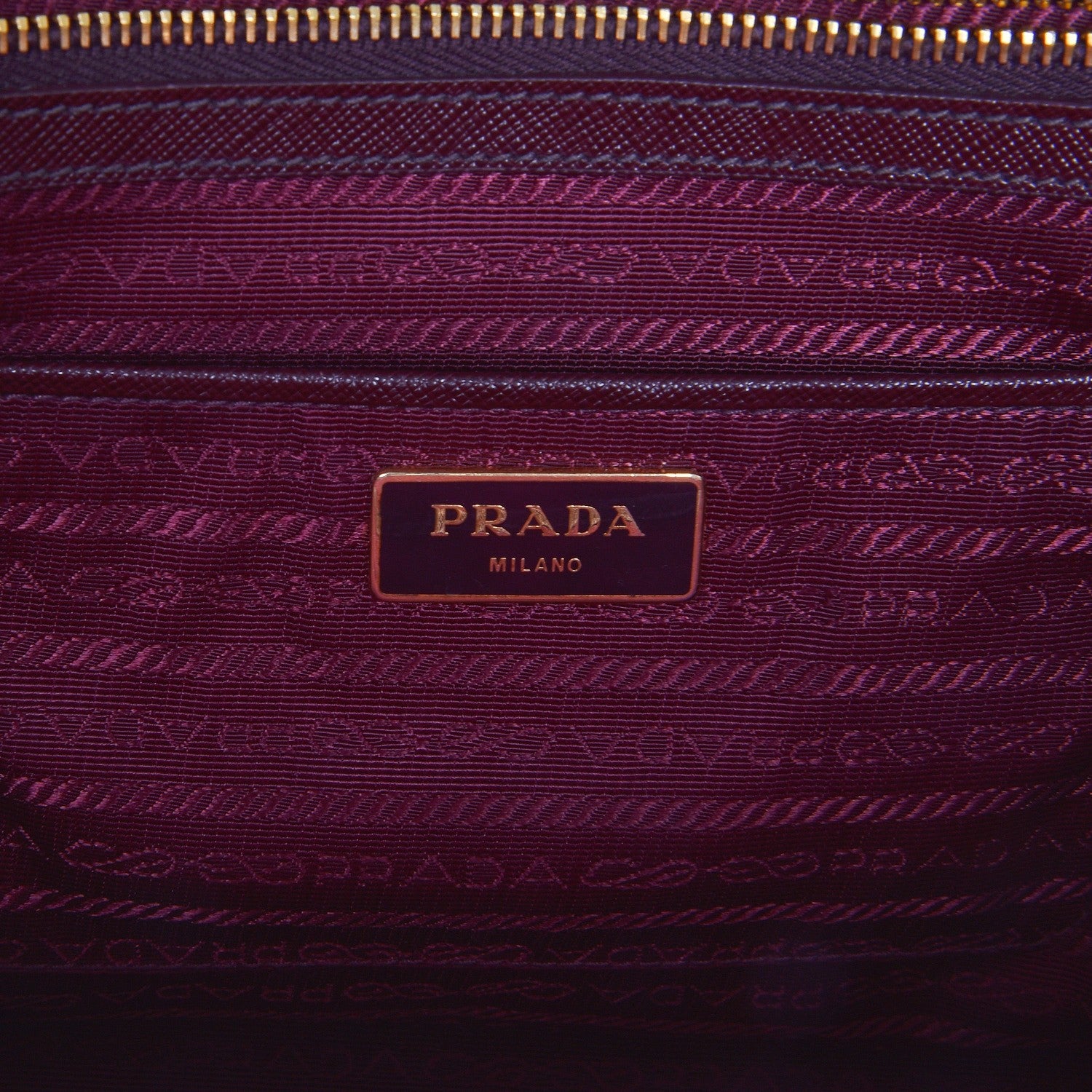 Prada Saffiano Lux Large Tote Granato 6 of 7