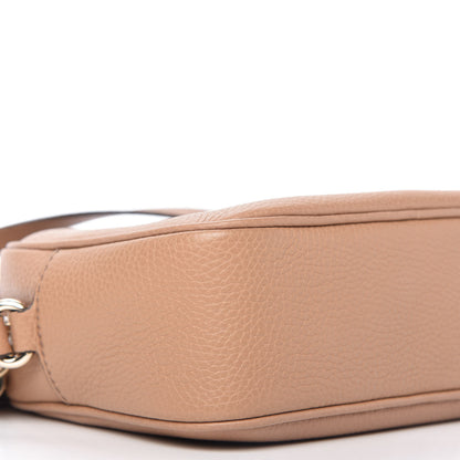 Gucci Pebbled Calfskin Small Soho Disco Bag Rose Beige 6 of 9