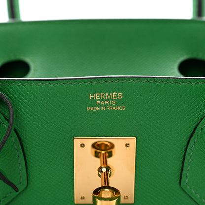 Hermes Epsom Birkin 30 Bambou 9 of 21