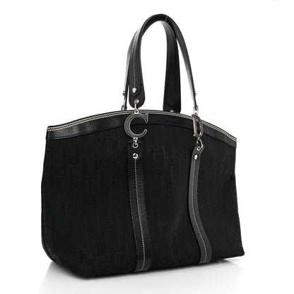 Christian Dior Monogram Vintage Flowers Dome Bag Black 3 of 14