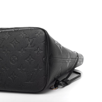 Louis Vuitton Empreinte Monogram Giant Neverfull MM Black 8 of 9