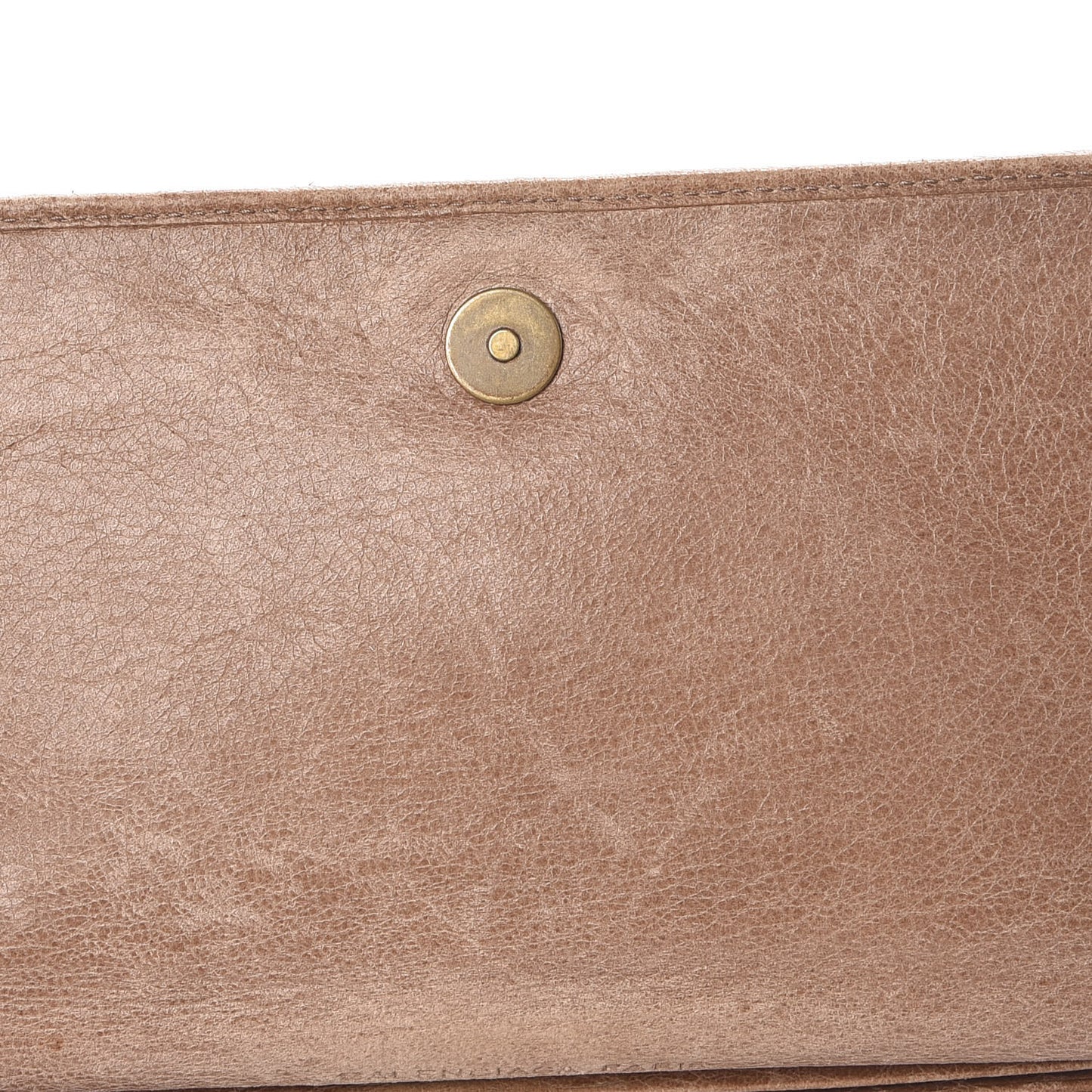 Agneau Classic Hardware Money Wallet Seigle