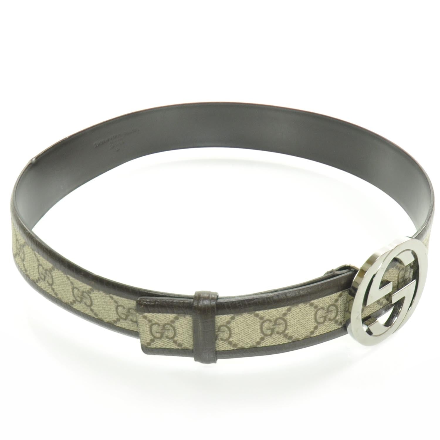 Gucci Monogram Interlocking G Belt 80 32 3 of 6